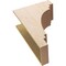 Ekena Millwork 12"W x 24"D x 36"H Classic Pescadero Rough Cedar Woodgrain TimberThane Corbel, Primed Tan CORUR12X24X36PECRCPR - alternate 2